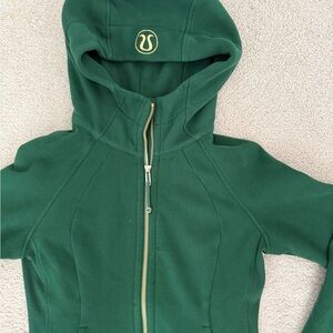 lululemon athletica Forest Green Scuba Hoodie. Size 4